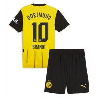 Maglia Calcio Borussia Dortmund Julian Brandt #10 Prima Divisa Bambino 2024-25 Manica Corta (+ pantaloncini)